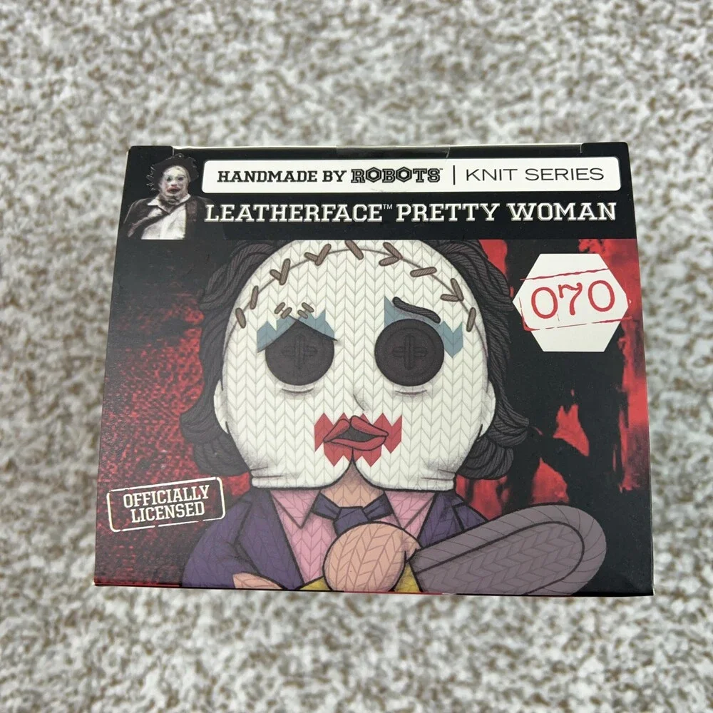 Handmade By Robots Leatherface Texas Chainsaw‎ Massacre Knit Series Vinyl Figure